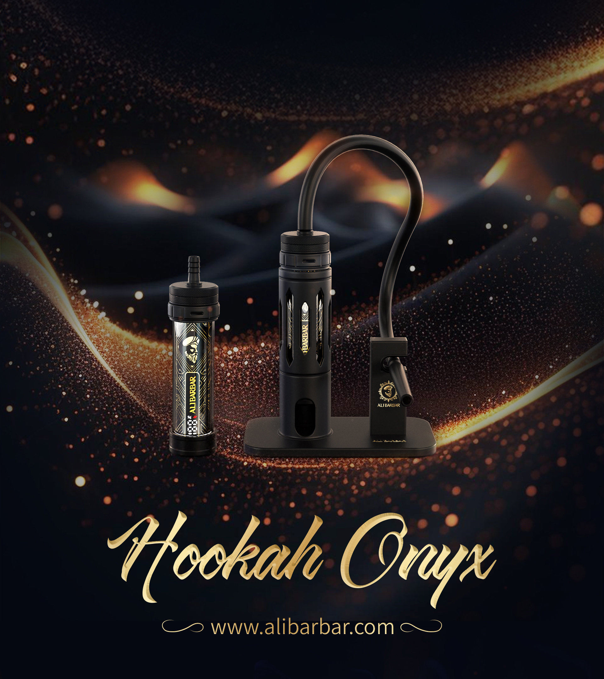 Alibarbar Hookah Onyx electronic hookah kit